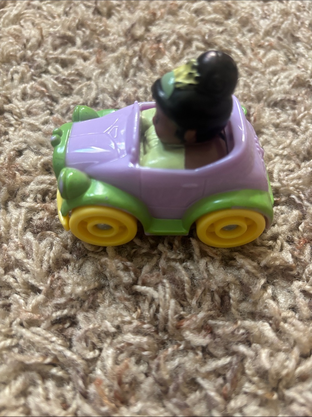 Fisher-Price Little People Disney Princess Tiana Wheelies car